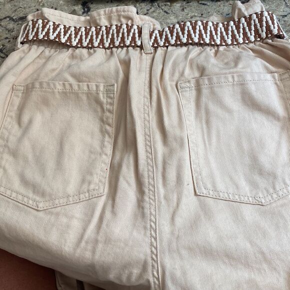 River island plus paper bag elastic waist band jeans - Picture 6 of 7